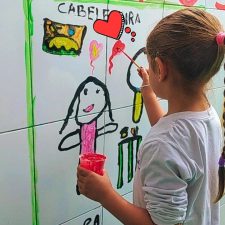 escola crystal azulejo 2 pintura